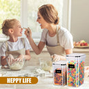 Ensemble de bocaux hermétiques en acrylique pour aliments