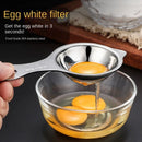 Séparateur de jaune d'œuf en acier inoxydable, 1 pièce, séparateur de blanc d'œuf, outil de séparation d'œuf pour la cuisson, Camping barbecue, accessoires essentiels