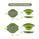 Passoire en Silicone peu encombrante avec poignée, panier de lavage pliable pour fruits et légumes, Gadget de cuisine essentiel