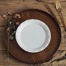 Plateau rond en bois brésilien 21/27/30 cm Plateau décoratif en bois pour table basse, petit-déjeuner, dîner, thé, nourriture