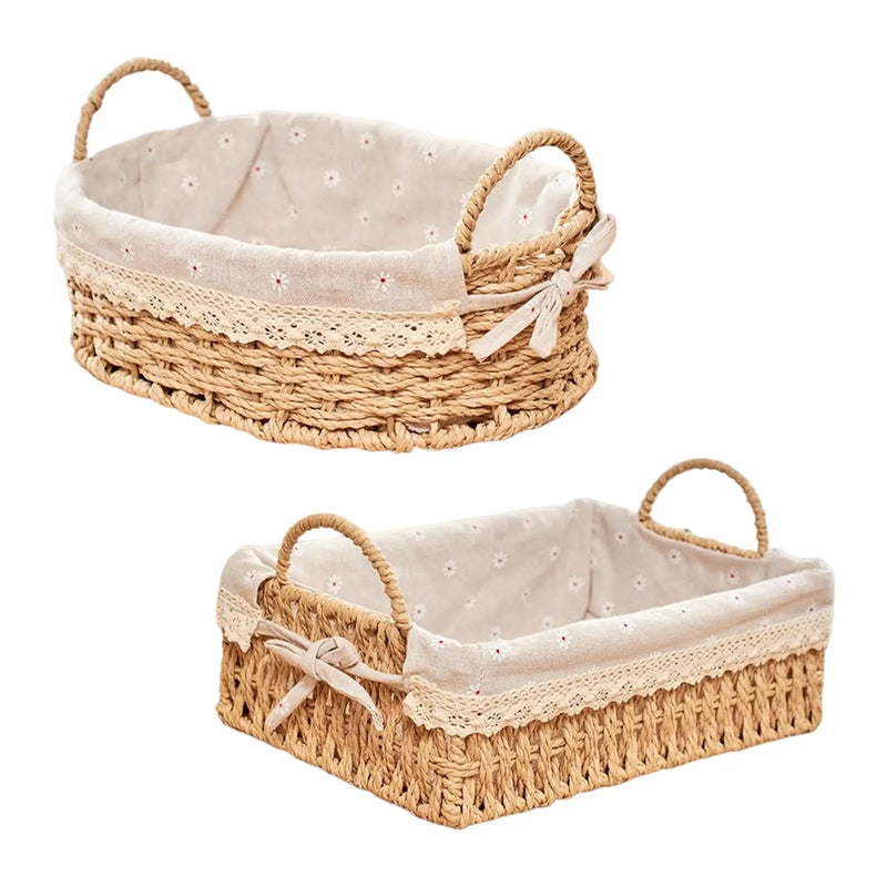 Paniers de rangement en tissu