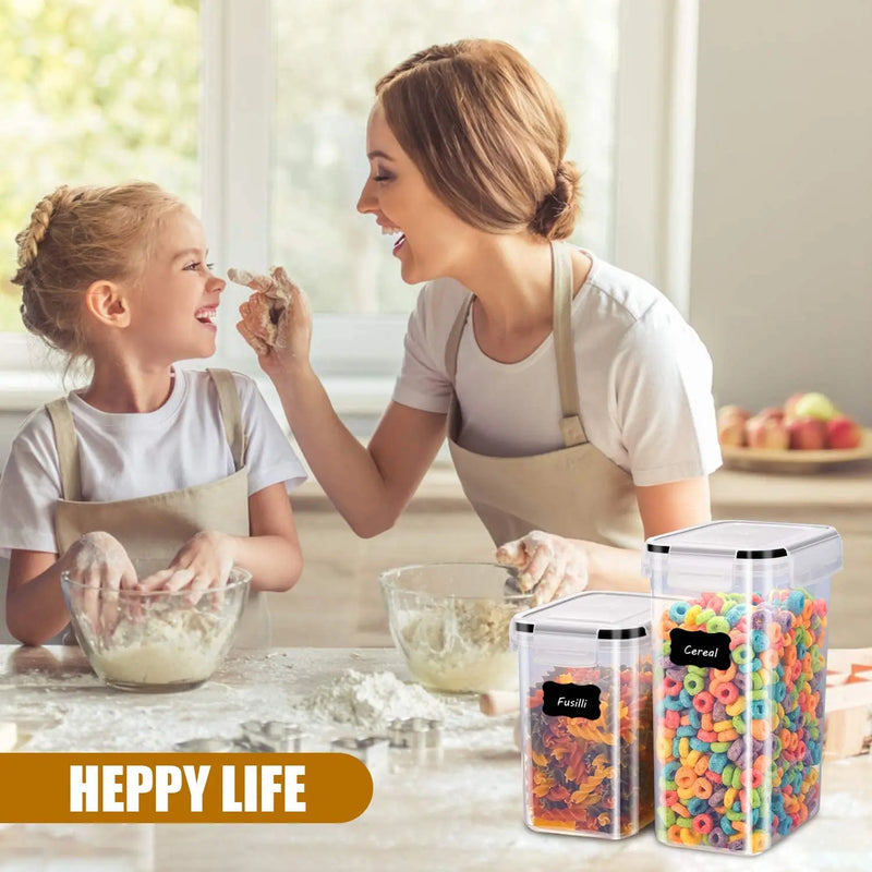 Ensemble de bocaux hermétiques en acrylique pour aliments