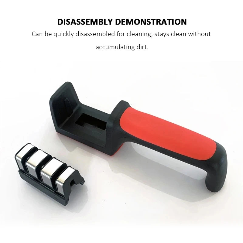 Affûteur de couteaux 3 en 1, multifonctionnel, portatif pour les chefs professionnels et les cuisiniers à domicile pour les comptoirs de cuisine