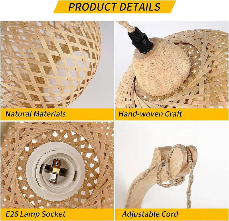 Brazilian bamboo wall lamp