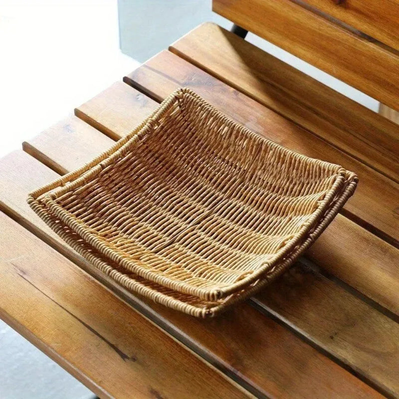 Panier en osier pour le rangement
