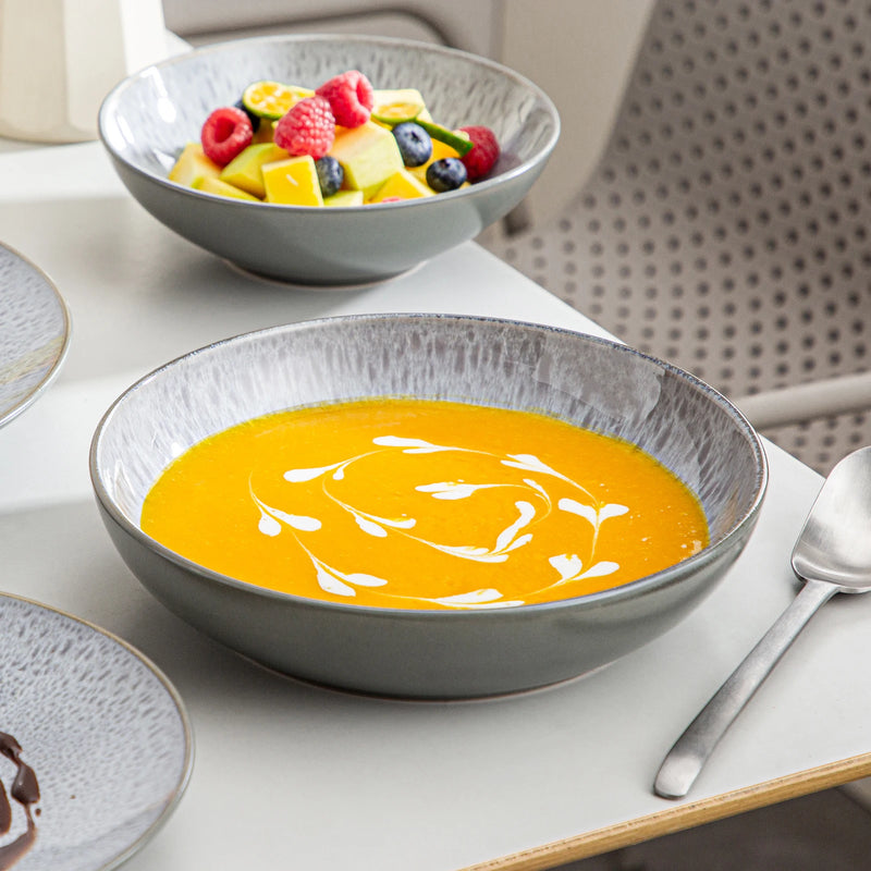 Service de table en céramique brésilienne de 16 pièces