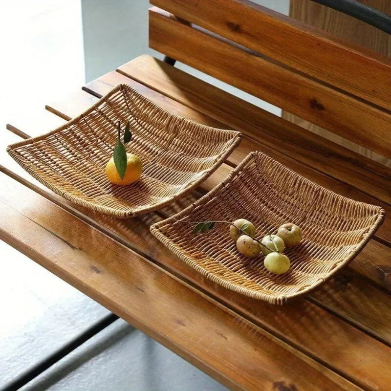 Panier en osier pour le rangement