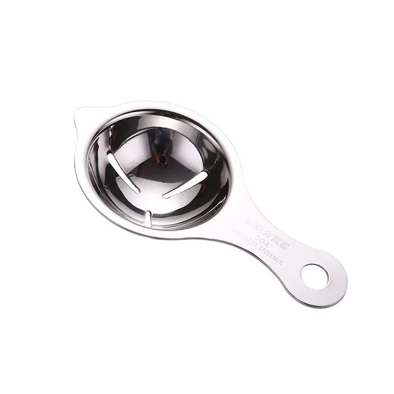Séparateur de jaune d'œuf en acier inoxydable, 1 pièce, séparateur de blanc d'œuf, outil de séparation d'œuf pour la cuisson, Camping barbecue, accessoires essentiels