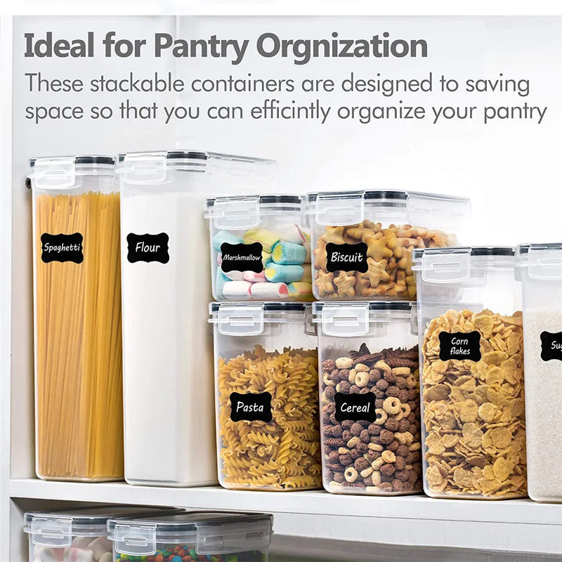 Ensemble de bocaux hermétiques en acrylique pour aliments
