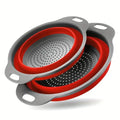 Passoire en Silicone peu encombrante avec poignée, panier de lavage pliable pour fruits et légumes, Gadget de cuisine essentiel